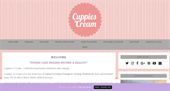 Desktop Screenshot of cuppiesncream.co.uk